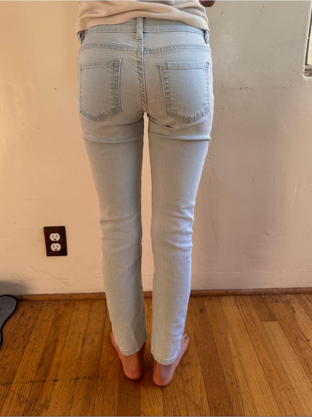 Girls Size 10 Light Blue Skinny (stretch) Jeans